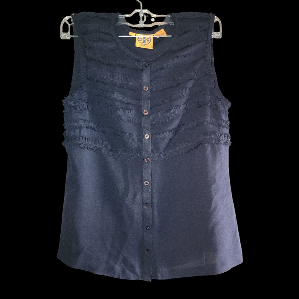 Tory Burch Black Sleeveless Top